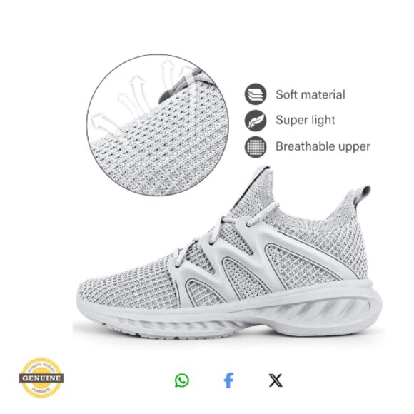 Womens Size 10 Lightweight Sneakers Athletic Casual Running Shoes - Picture 2 of 10